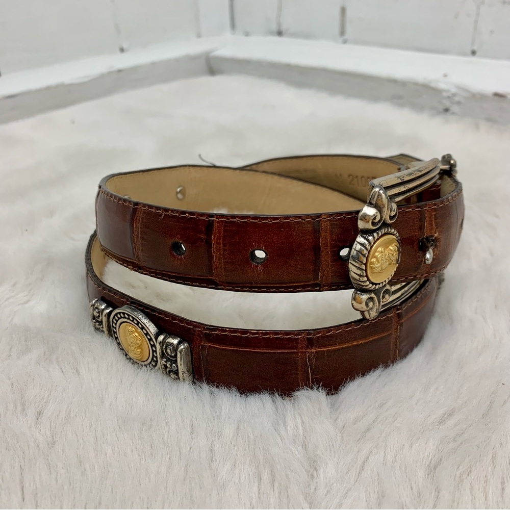 Brighton Museum Croc Leather Belt